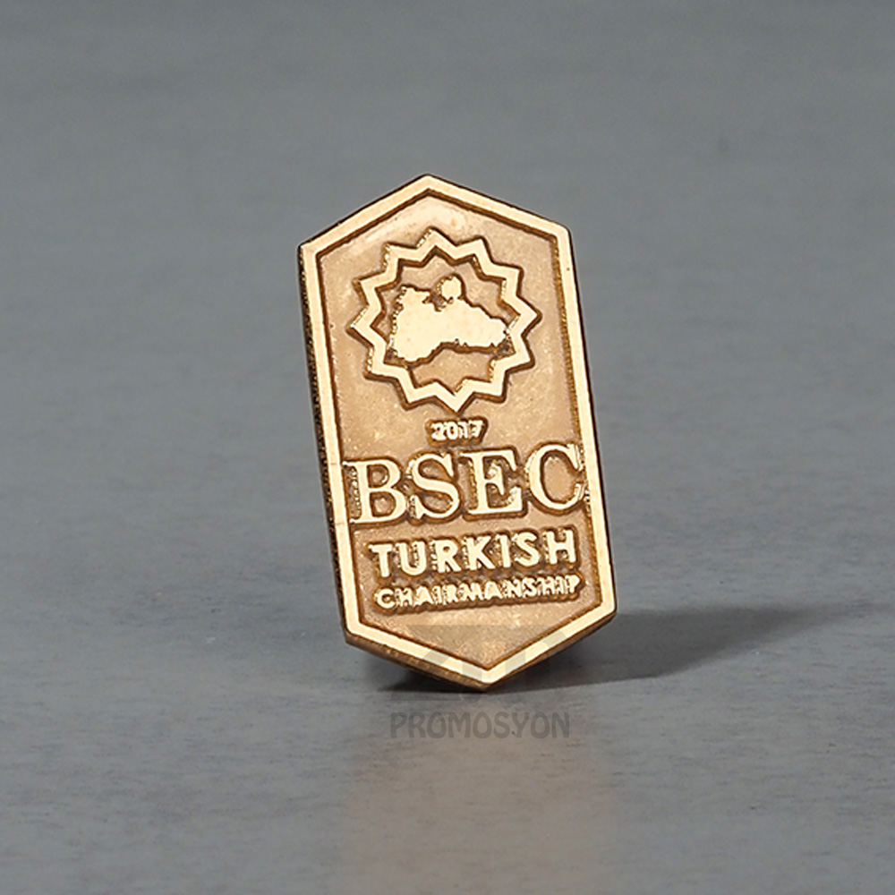 Renksiz Döküm Rozet 12