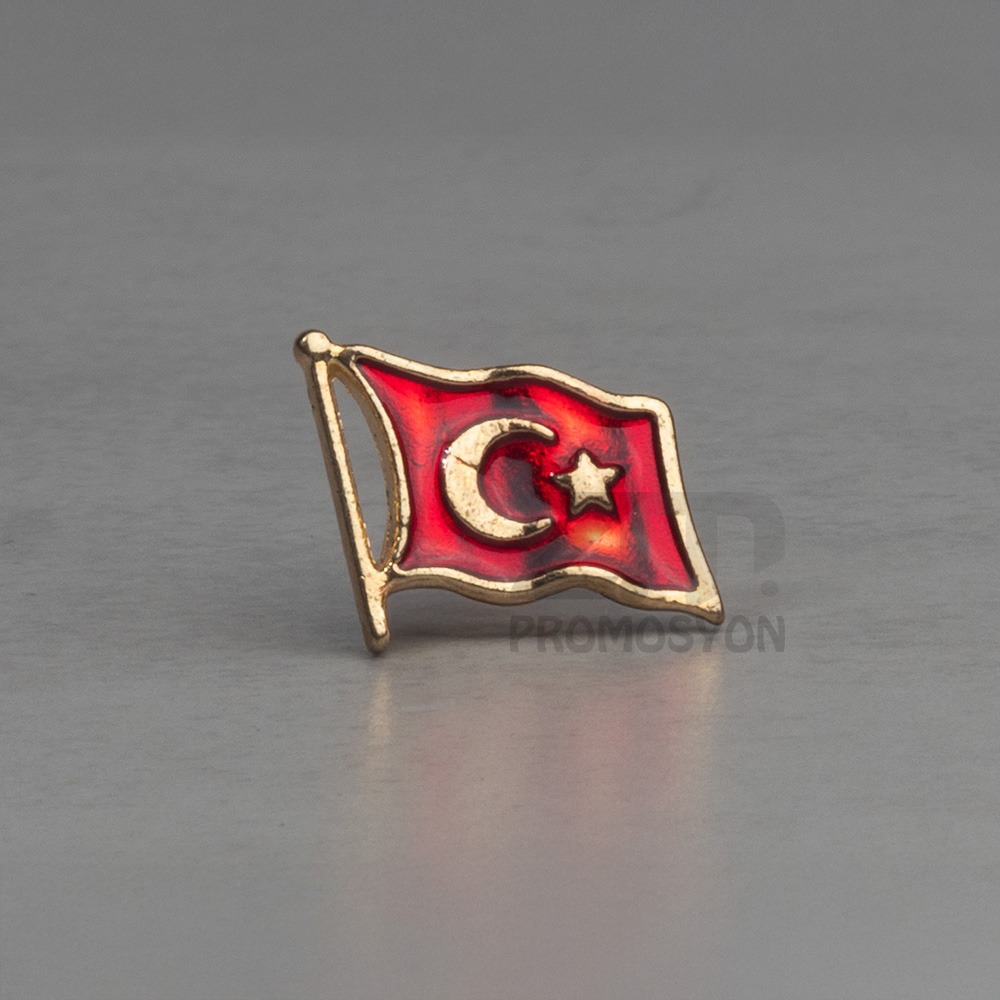 Atatürk ve Bayrak Rozet 1