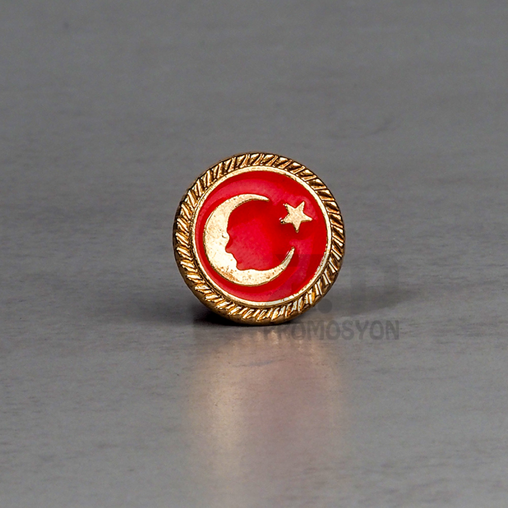 Atatürk ve Bayrak Rozet 3