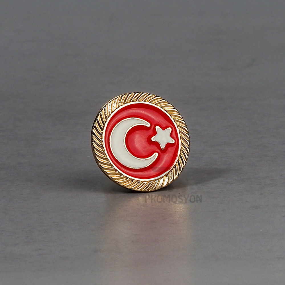 Atatürk ve Bayrak Rozet 8