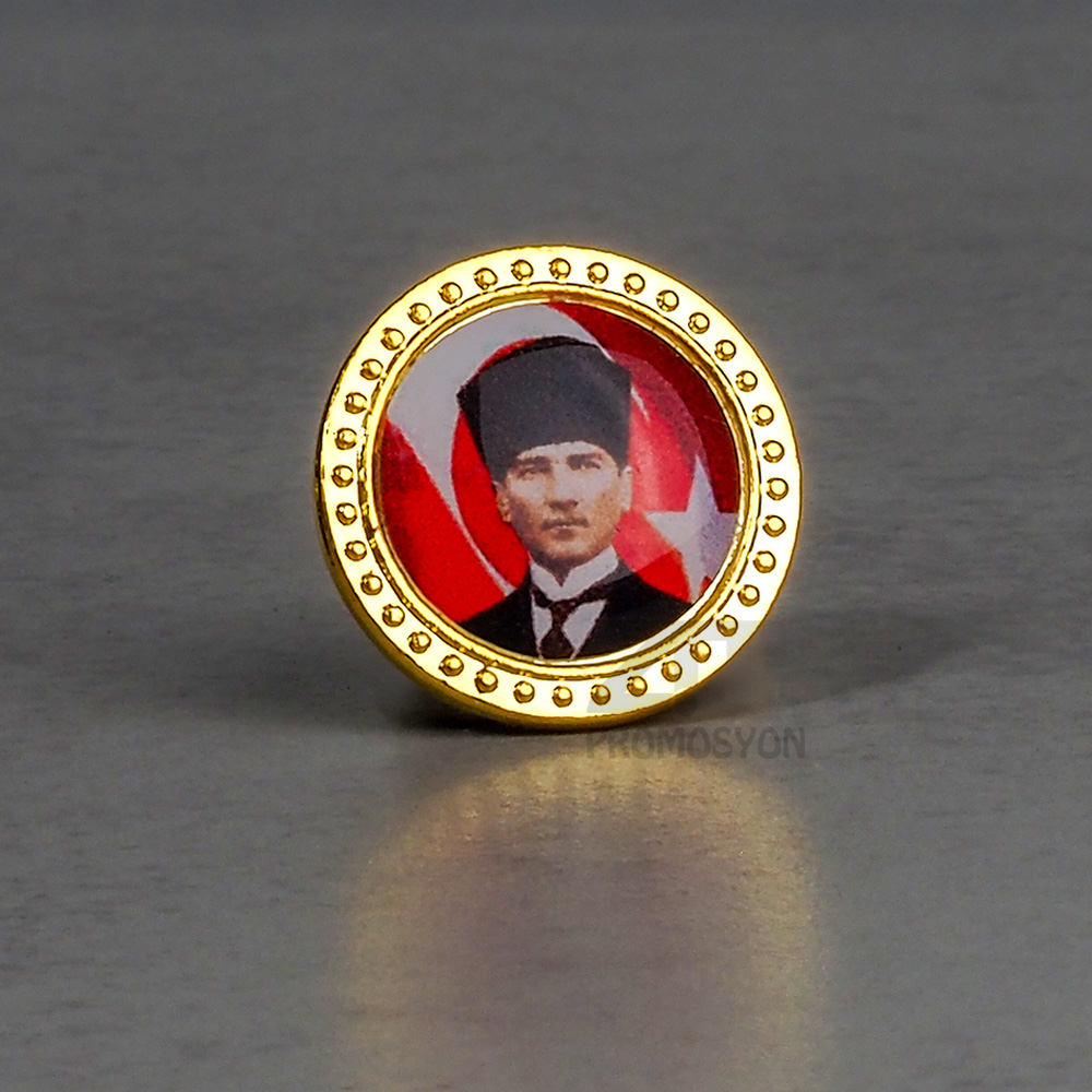 Atatürk ve Bayrak Rozet 12