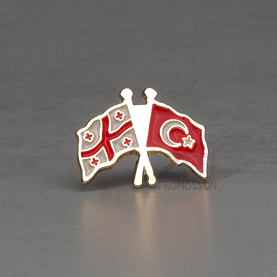 Atatürk ve Bayrak Rozet 34