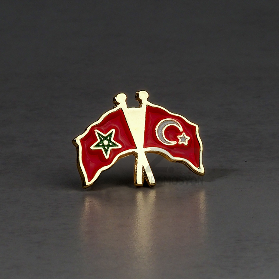 Atatürk ve Bayrak Rozet 45