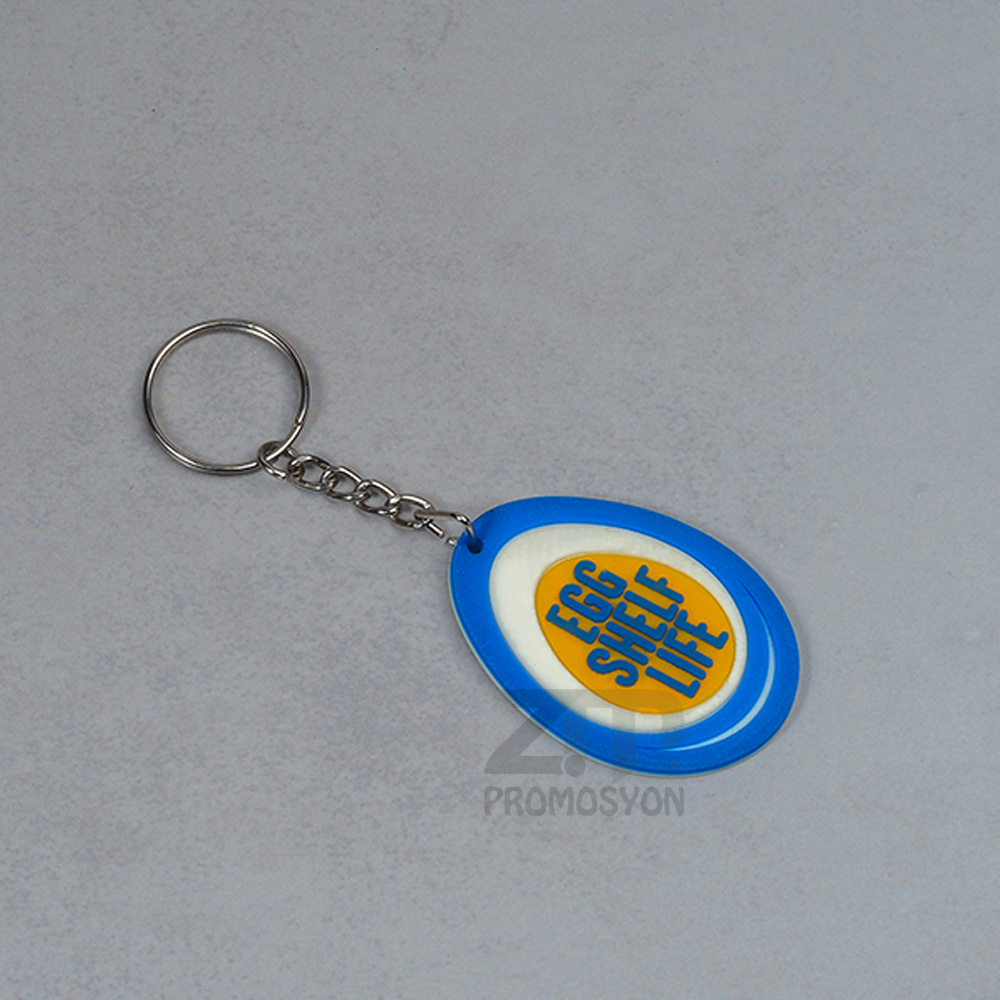 Kauçuk Silikon Anahtarlık 1