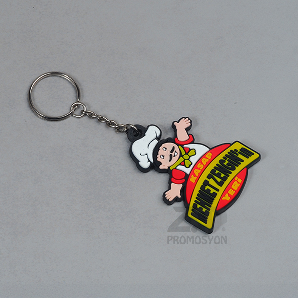 Kauçuk Silikon Anahtarlık 2