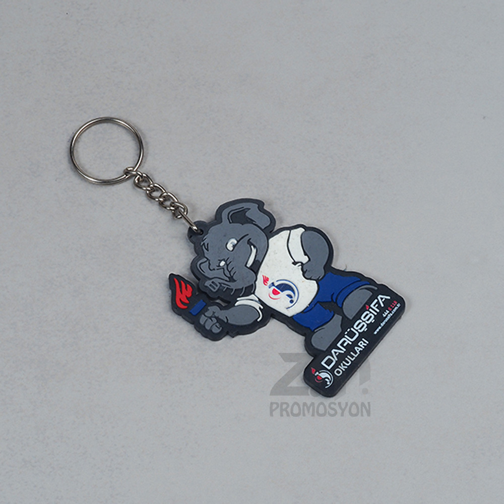 Kauçuk Silikon Anahtarlık 8