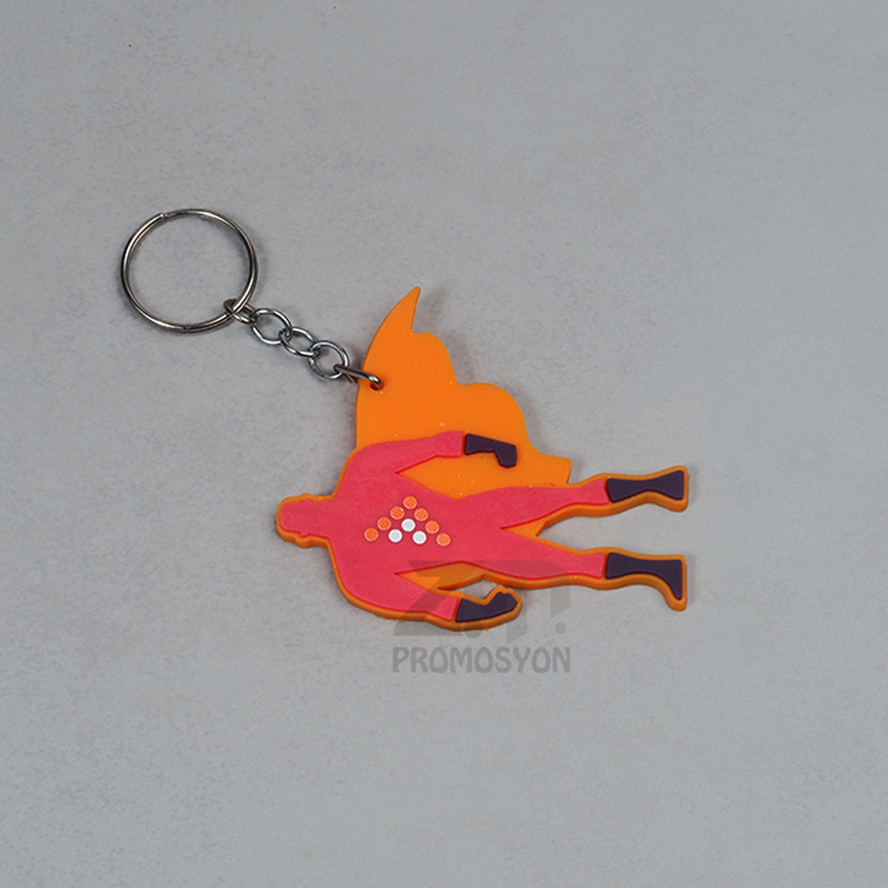 Kauçuk Silikon Anahtarlık 24