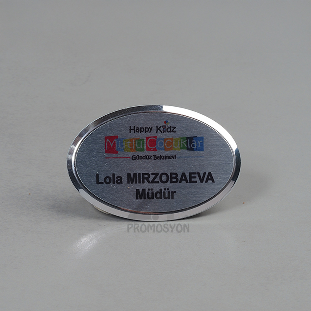 Metal Yaka İsimlik 34